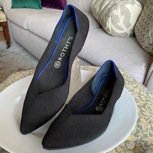 Rothy’s The Point Flats in Classic Black